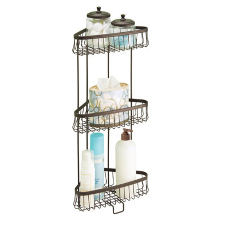 York Lyra Steel Free Standing Shower Caddy