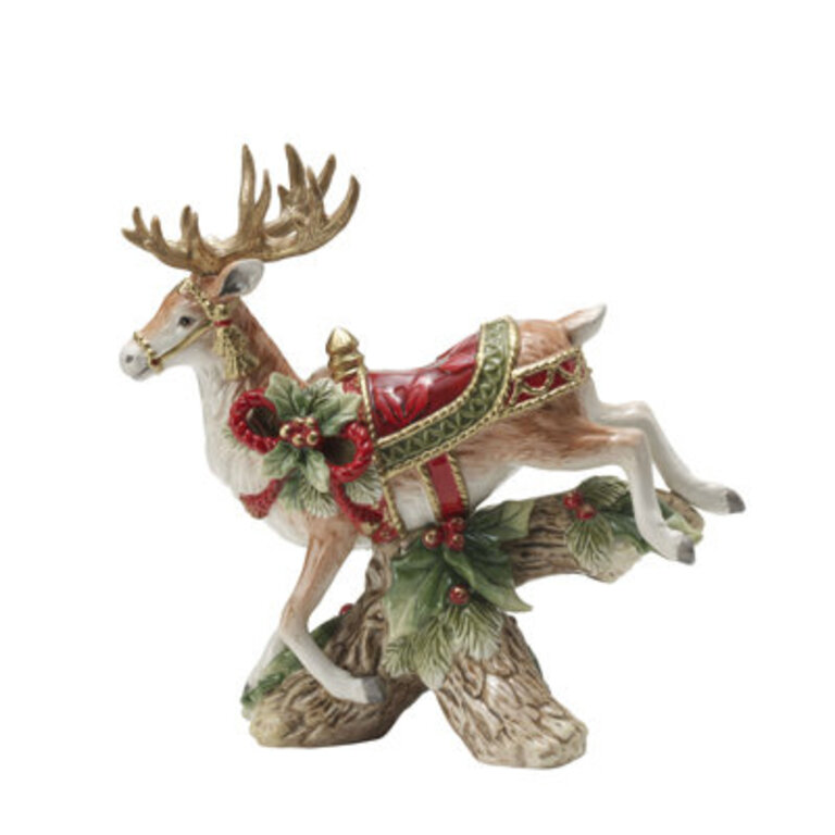 Holiday Home Landing Deer Candleholder