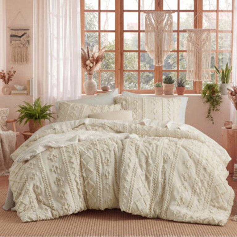 Best Seller Bedsure GentleSoft Tufted Boho Farmhouse Shabby Chic Embroidery Bedding Set for Halloween 199 GSM