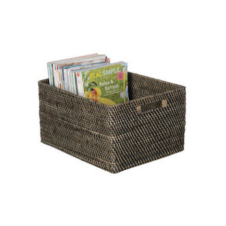 Rosecliff Heights Bavan Rattan Decorative Basket