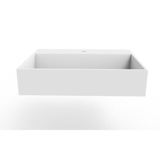 Juniper 24 Floating Minimalist Bathroom Sink with Concealed Drain