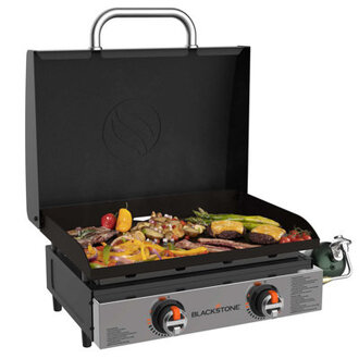 Blackstone 2-Burner 22 Propane Griddle with Hood