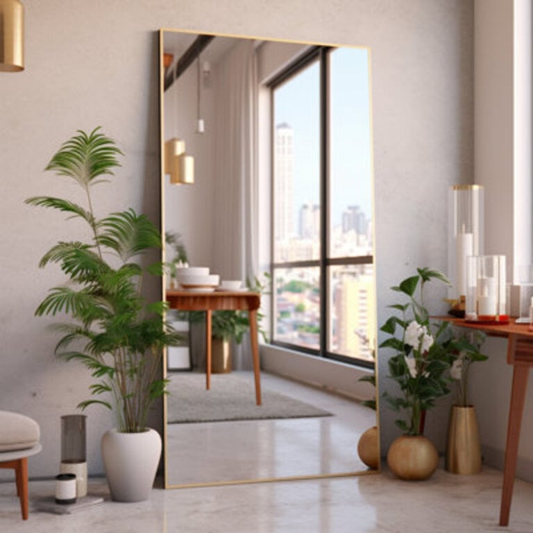 Adhvika Modern  Contemporary Full Length Mirror