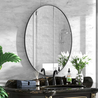 Oval Mirror Bathroom Vanity Mirror