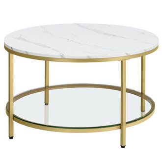 Waldorf Round Coffee Table with Storage