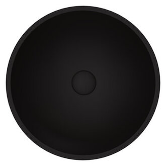 Cavalli MatteShell Glass 15 L 15 W 5 H Round Vessel Bathroom Sink