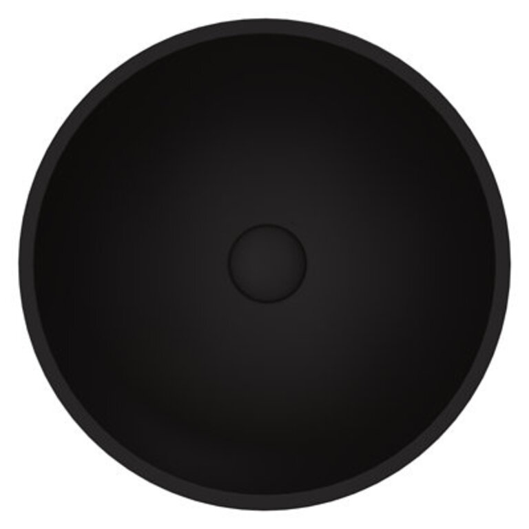 Cavalli MatteShell Glass 15 L 15 W 5 H Round Vessel Bathroom Sink