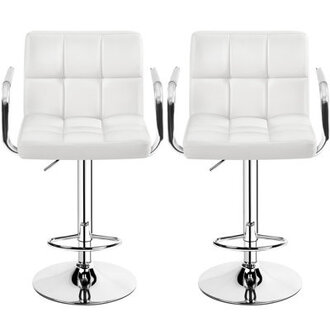 Pete Swivel Upholstered Adjustable Height Counter Stool with Metal Frame