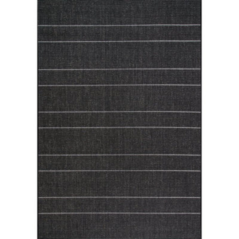 Randall Striped Machine Woven  Power Loomed IndoorOutdoor Patio Rug