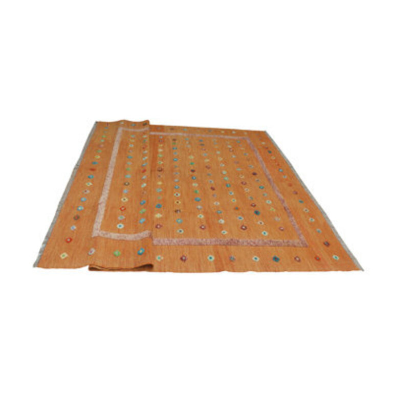 High-Low Kilim Emmly Orange Rug