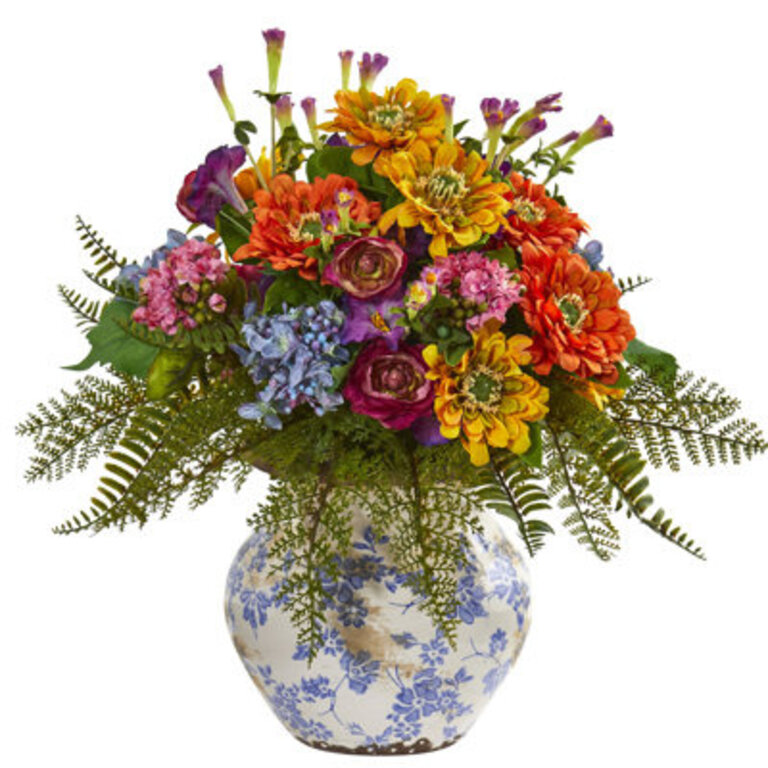 Mixed Arrangement in Vase