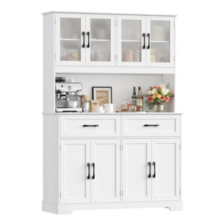Kyale 709 Kitchen Pantry With Microwave Shelf