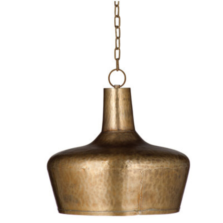 Rebecca 1 - Light Brass Single Pendant