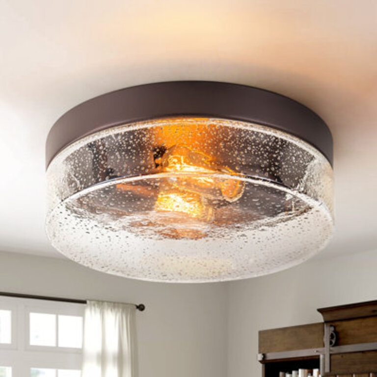 Boatner Glass Flush Mount