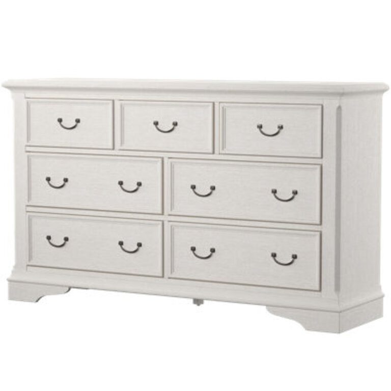 Nestor Antique White 7 Drawer Dresser