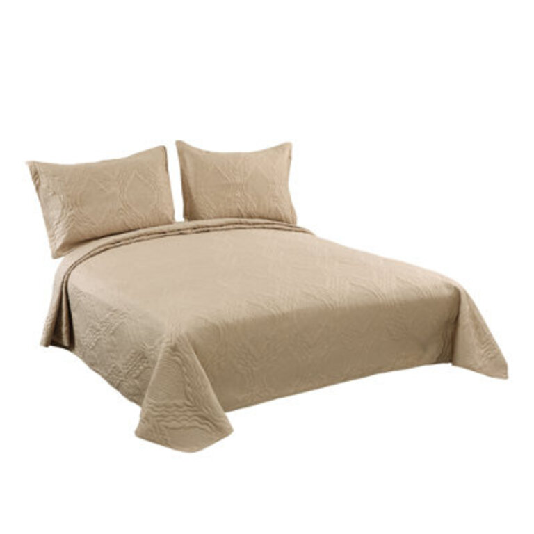 Marina Decoration Microfiber Reversible Quilt Set