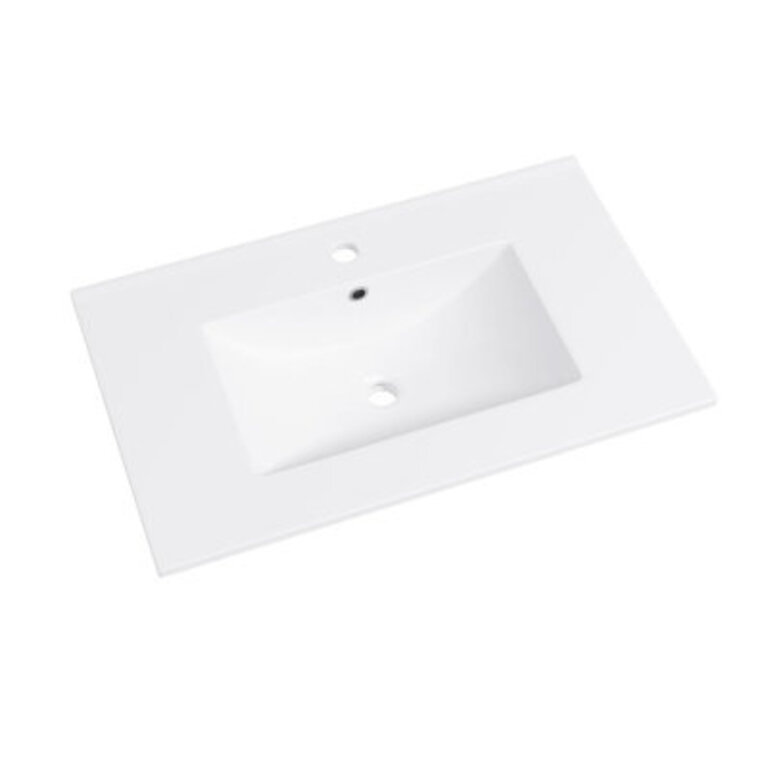 Tucson 30 W x 1825 D Vitreous China Single Vanity Top Sink in White Sink Only