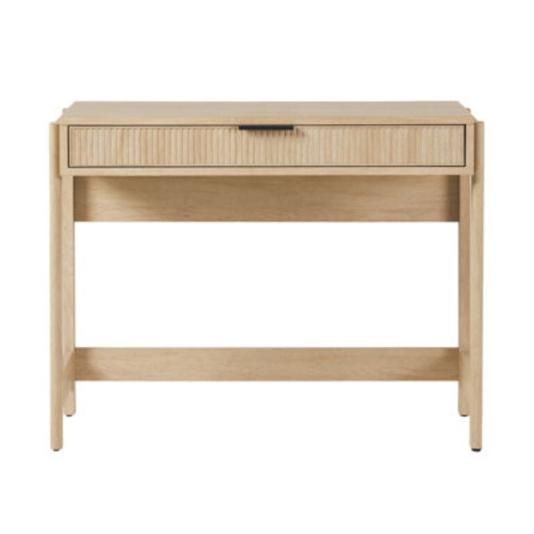 Jorah Reeded Writing Desk with Drawer