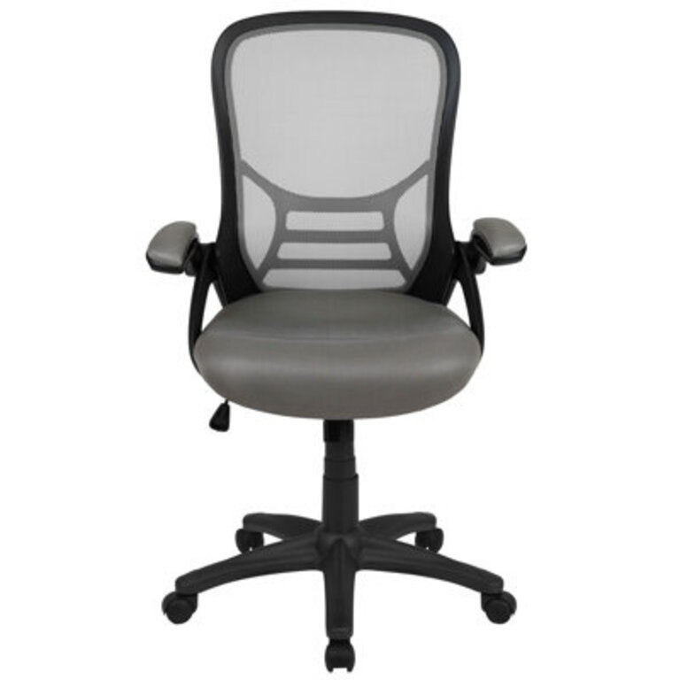 Cappello High-Back Mesh Swivel Ergonomic Office Chair with Flip-Up Arms