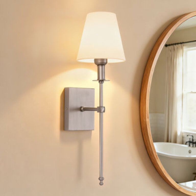 1 - Light Iron Hardwired Wallchiere