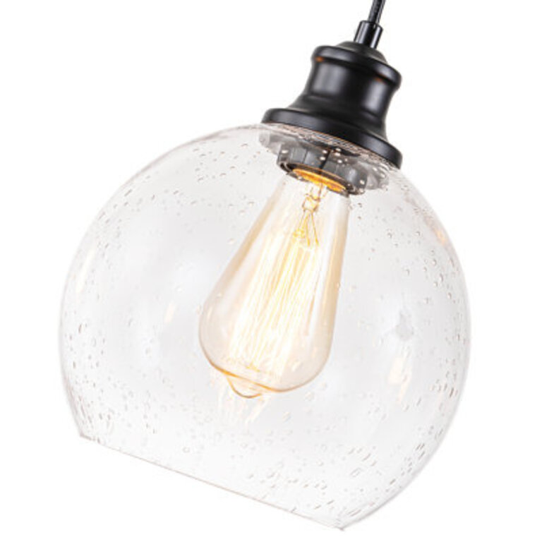 Concow 3 - Light Matte Black Kitchen Island Pendant