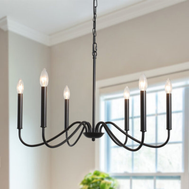 Jeneanne 6-Light Candle Style Classic Chandelier