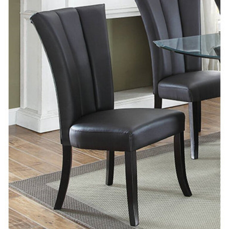 Faux Leather Upholstered Side Chair
