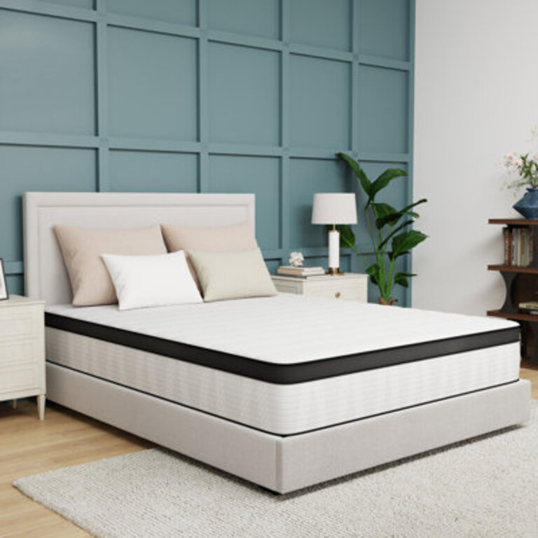 Avenco 8101214 Medium Gel Memory Foam Pillow Top Hybrid Mattress CertiPUR-US OEKO-TEX Certified