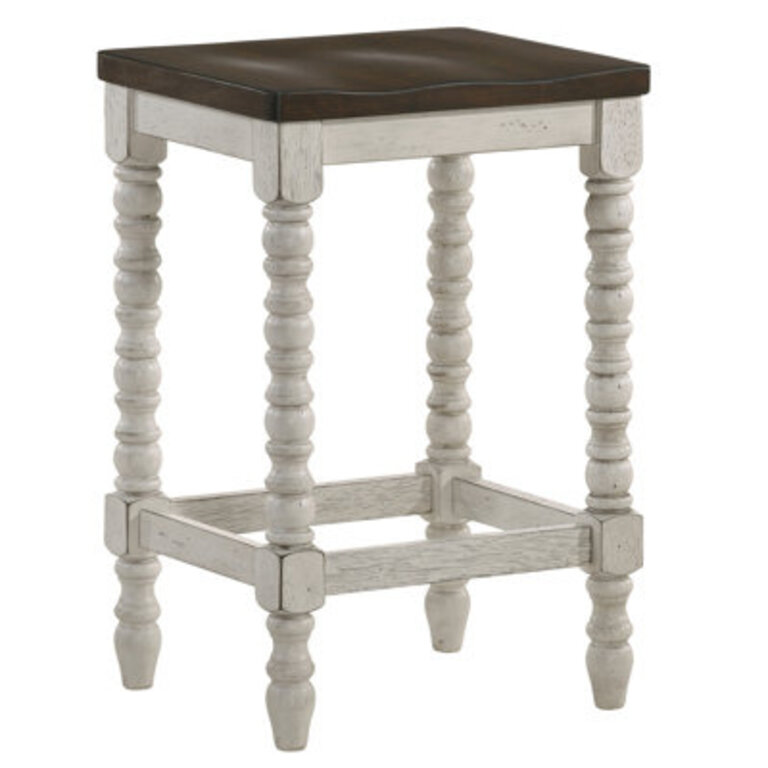 Cengiz 1575 Width Wood Counter Height Stool