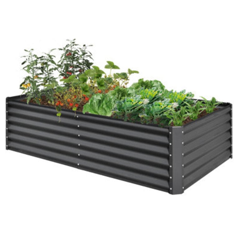 Sacia Metal Raised Garden Bed