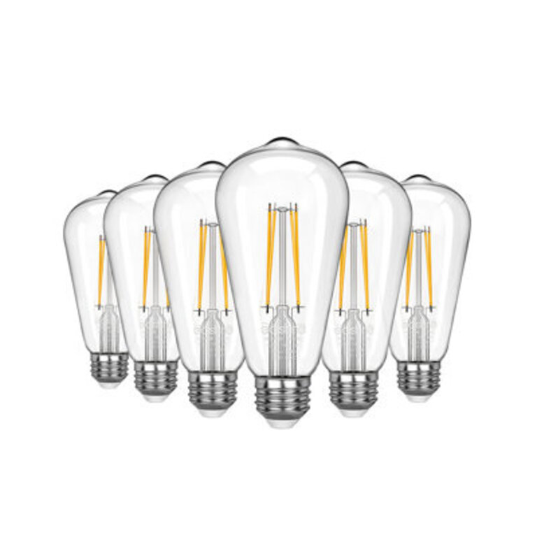 60 Watt Equivalent ST64 E26Medium Standard Dimmable 4000K LED Bulb