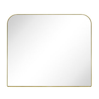Bhargava Large Mantel Mirror Arched Rounded Corner Wall Mirror For Bathroom Living Room
