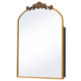 Voijin 24W x 36H Recessed Framed Metal Medicine Cabinet