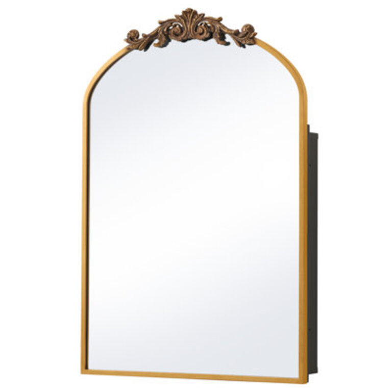 Voijin 24W x 36H Recessed Framed Metal Medicine Cabinet