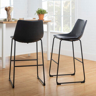 Oconnor Faux Leather Upholstered CounterBar Stool