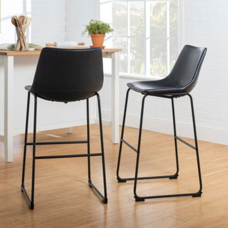 Oconnor Faux Leather Upholstered CounterBar Stool