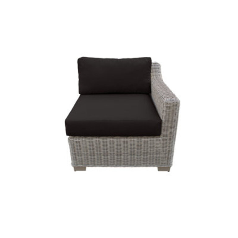Baidy 70 Wide Wicker Loveseat with Cushions
