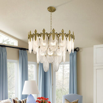 Encarna 235 Modern 8 - Light Dimmable Tiered Chandelier