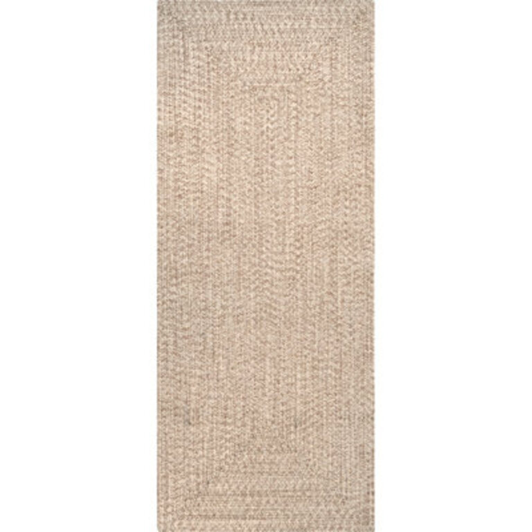 Owensby Solid IndoorOutdoor Runner Rug for Living Room Patio Deck Front Porch Entryway Hallway Kitchen Tan