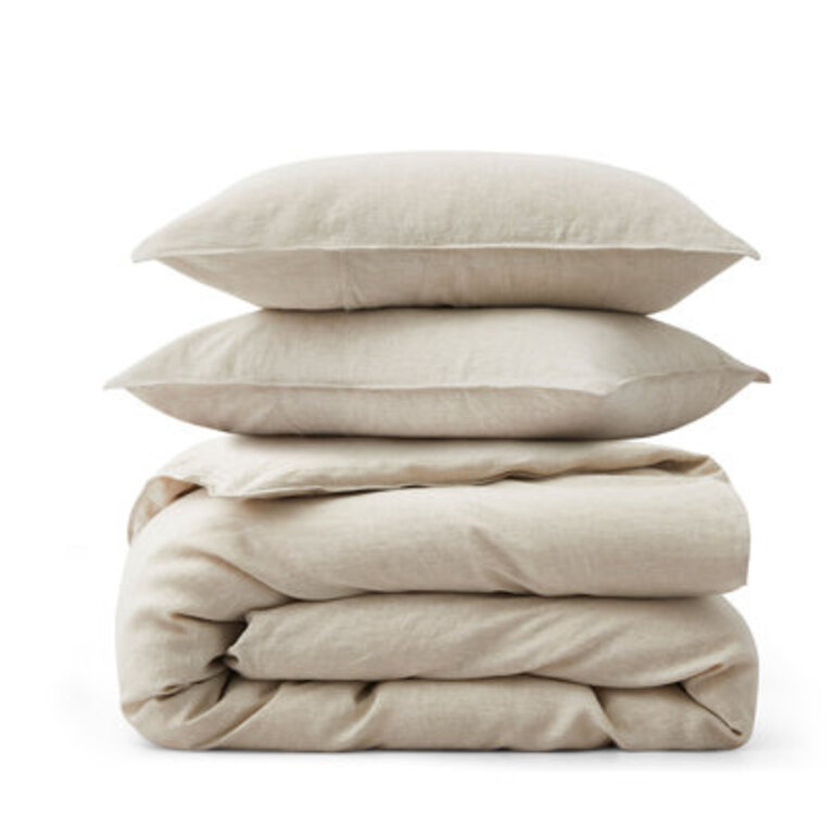 Boseman 100 Linen Duvet Reversible Duvet Cover Set