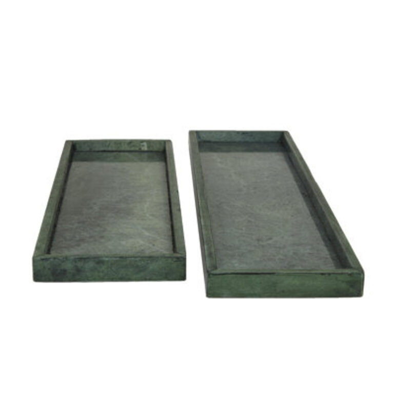 2 Piece Ottoman Tray Set
