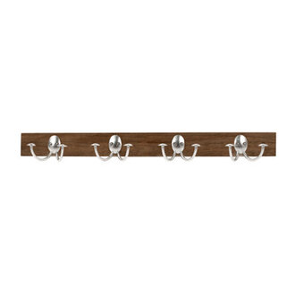 Lonni Solid Wood Wall 4 - Hook Wall Mounted Coat Rack