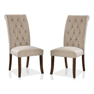 Biyron 195 H Tufted Fabric Upholstered Side Chair