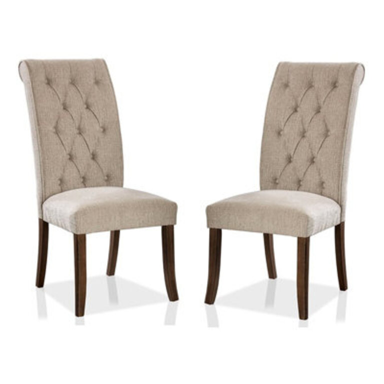 Biyron 195 H Tufted Fabric Upholstered Side Chair