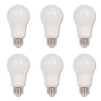 6 Watt 40 Watt Equivalent A19 LED Dimmable Light Bulb E26Medium Standard Base
