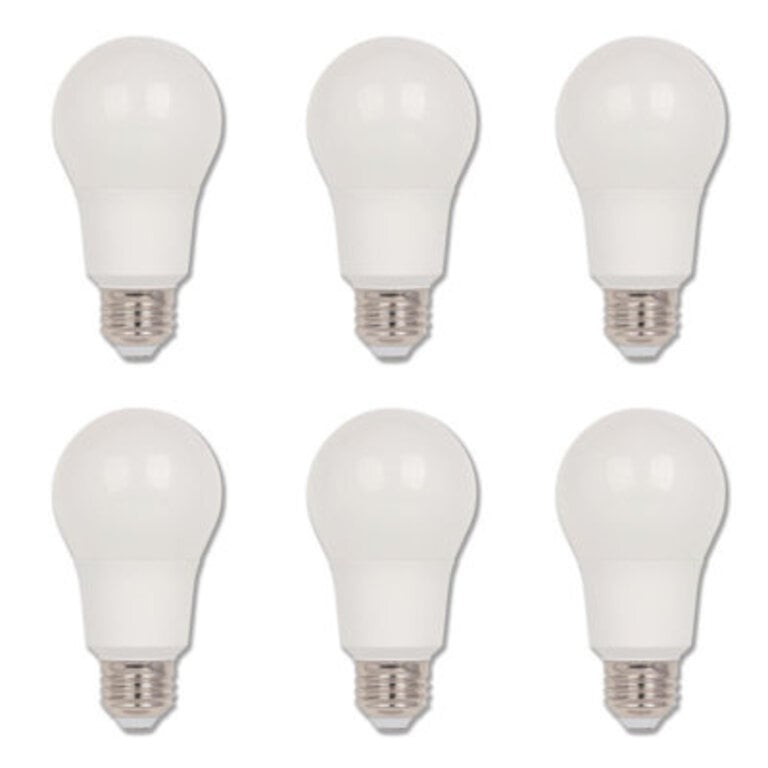 6 Watt 40 Watt Equivalent A19 LED Dimmable Light Bulb E26Medium Standard Base