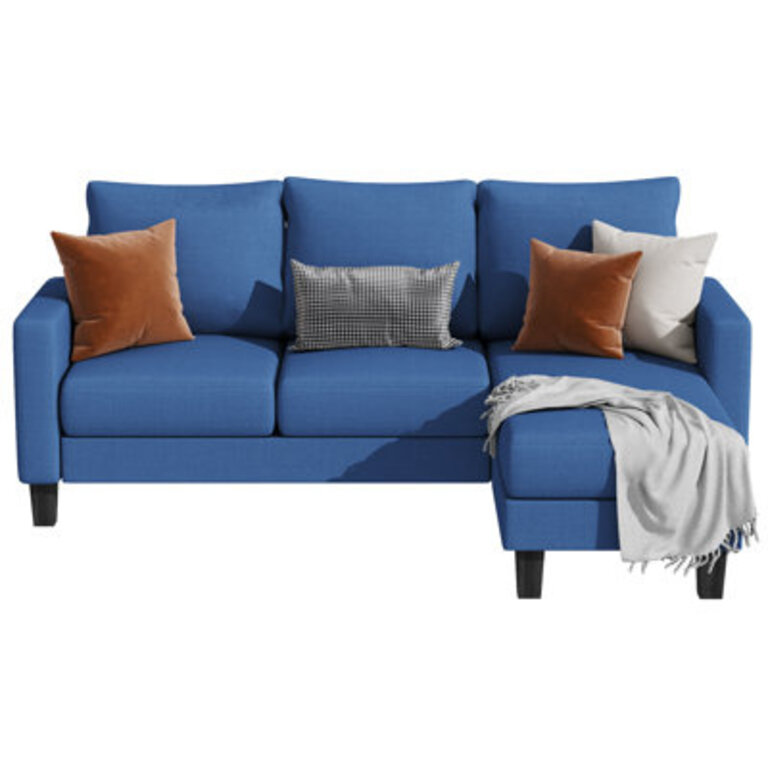 Aretina 2 - Piece Upholstered L-Shaped Convertible Sectional Sofa Couch