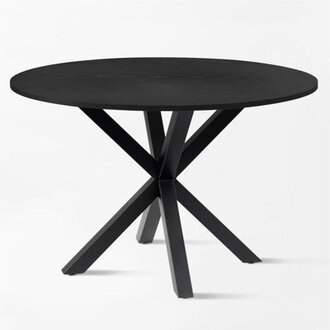 Pinellas 394 W Round Cross Base Dining Table