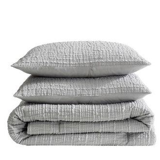 Kenneth Cole Serenity Wavy Lines Duvet Cover Set