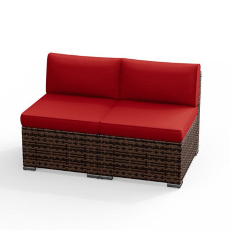 2PieceRattanSectionalSeatingGroupWithCushions